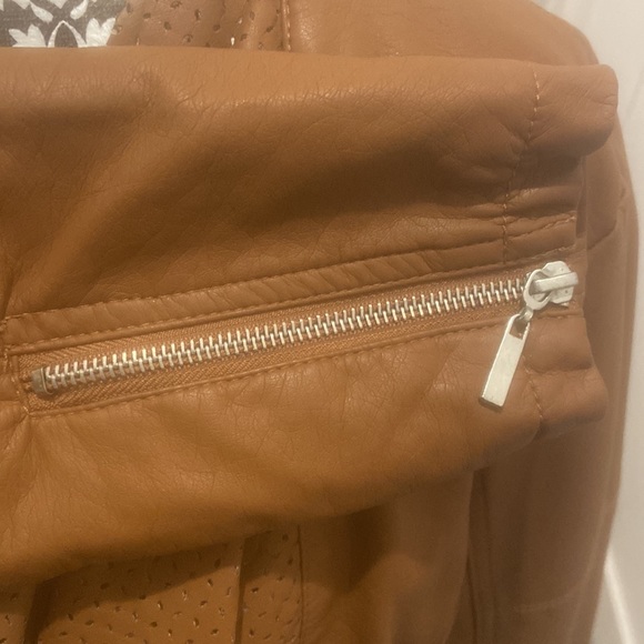 Kate and Mallory Vegan Leather Jacket size Large - Picture 3 of 7